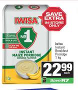 Iwisa Instant Breakfast Porridge-1kg Each