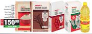 Spar Cake Flour 2.5kg , Spar Parboiled Rice 2kg, Spar Brown Sugar 2kg-For All