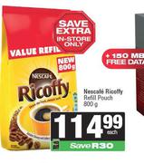Nescafe Ricoffy Refill Pouch-800g Each