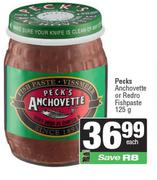 Pecks Anchovette Or Redro Fish paste-125g Each