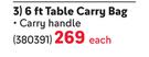 Camp Master 6Ft Table Carry Bag-Each