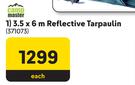 Camp Master 3.5 x 6m Reflective Tarpaulin-Each