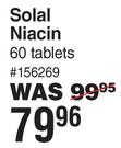 Solal Niacin 60 Tablets