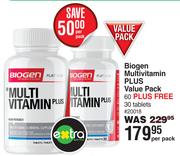 Biogen Multivitamin Plus Value Pack 60 Plus Free 30 Tablets-Per Pack