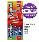 Creche Guard Immune Multivit Syrup-200ml