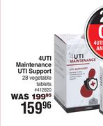 4UTI Maintenance UTI Support 28 Vegetable Tablets