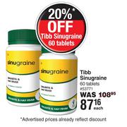 Tibb Sinugraine 60 Tablets-Each