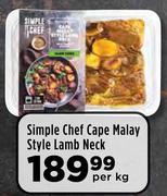 Simple Chef Cape Malay Style Lamb Neck-Per kg