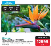 Hisense 165cm (65") Smart Mini LED TV 65U6N