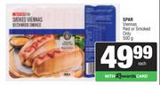 Spar Viennas Red Or Smoked Only-500g