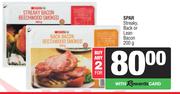 Spar Streaky Back Or Lean Bacon-For 2 x 200g