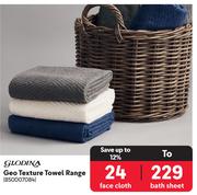 Glodina Geo Texture Towel Range 850007084
