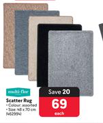 Multi-Flor Scatter Rug 462994-Each