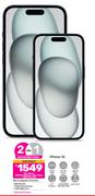 2 x Apple iPhone 15-On 200 Mins Red Core More Voice + Red Flexi 150 