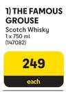 The Famous Grouse Scotch Whisky-750ml Each
