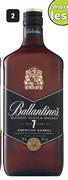 Ballantine's 7 Year Old Bourbon Finish Blended Scotch Whisky-750ml Each     