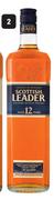 Scottish Leader 12 Year Old Blended Scotch Whisky-750ml Each