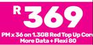 2 x Honor X6a Smartphone-On 1.3GB Red Top Up Core More Data + Flexi 80