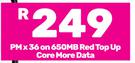 2 x Oppo A38 Smartphone-On 650MB Red Top Up Core More Data