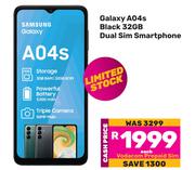 Samsung Galaxy A04s Black 32GB Dual Sim Smartphone-Each