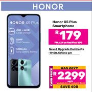 Honor X5 Plus Smartphone-On Red Flexi 150