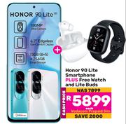 Honor 90 Lite Smartphone Plus Free Watch & Lite Buds