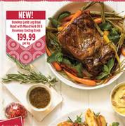Boneless Lamb Leg Braai Roast With Mixed Herb Oil & Rosemary-Per Kg