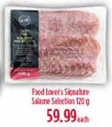 Food Lover's Signature Salame Selection-120g Each