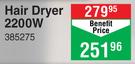 DQUIP Hair Dryer 2200W 385275
