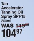 Luv That Sun Tan Accelerator Tanning Oil Spray SPF15-200ml
