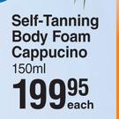 Lirene Self Tanning Body Foam Cappucino-150ml Each