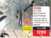 Ryobi 25cc Petrol Line Trimmer RPT-2650