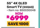 Hisense 55" 4K QLED Smart TV 55Q6Q 850030048
