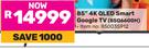 Skyworth 85" 4K QLED Smart Google TV 85Q6600H 850035912