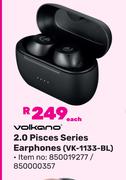 Volkano 2.0 Pisces Series Earphones VK-1133-BL 850019277/850000357