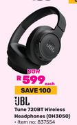 JBL Tune 720BT Wireless Headphones OH3050 837554