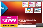 Skyworth 43" 2K QLED Google TV 43E5520H 850030497