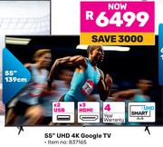 Hisense 55"(139cm) UHD 4K Google TV