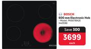 Bosch 600mm Electronic Hob PKE611BA2