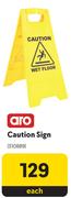 Aro Caution Sign 310889-Each