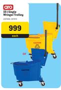 Aro 33Ltr Single Wringer Trolley-Each
