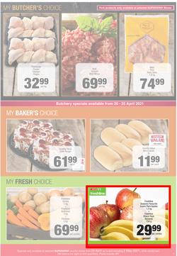 SUPERSPAR COUNTRY EASTERN CAPE : My Superspar (20 April - 2 May 2021) Valid In Cofimvaba, Daku, Engcobo, Kwantu, Ndu, New Brighton, Zonke, Georgious, page 5