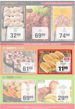 SUPERSPAR COUNTRY EASTERN CAPE : My Superspar (20 April - 2 May 2021) Valid In Cofimvaba, Daku, Engcobo, Kwantu, Ndu, New Brighton, Zonke, Georgious, page 5