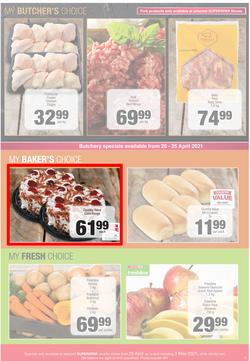 SUPERSPAR COUNTRY EASTERN CAPE : My Superspar (20 April - 2 May 2021) Valid In Cofimvaba, Daku, Engcobo, Kwantu, Ndu, New Brighton, Zonke, Georgious, page 5