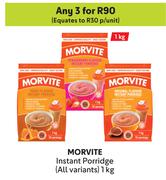 Morvite Instant Porridge (All Variants)-For 3 x 1Kg