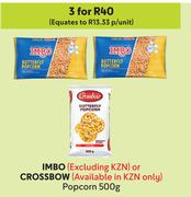 Imbo Or Crossbow Popcorn-For 3 x 500g