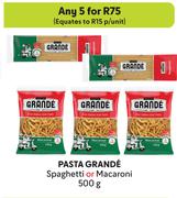 Pasta Grande Spaghetti Or Macaroni-For 5 x 500g