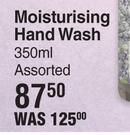 Woods Or Windsor Moisturising Hand Wash Assorted-350ml