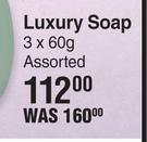 Woods Or Windsor Luxury Soap Assorted-3 x 60g