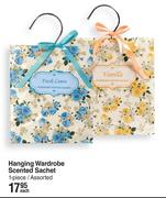 Hanging Wardrobe Scented Sachet 1 Piece Assorted-Each